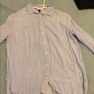 DIVIDED Long Sleeve Stripped Shirt